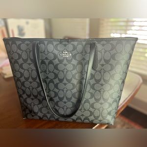 Coach City Signature Tote with Tote Insert